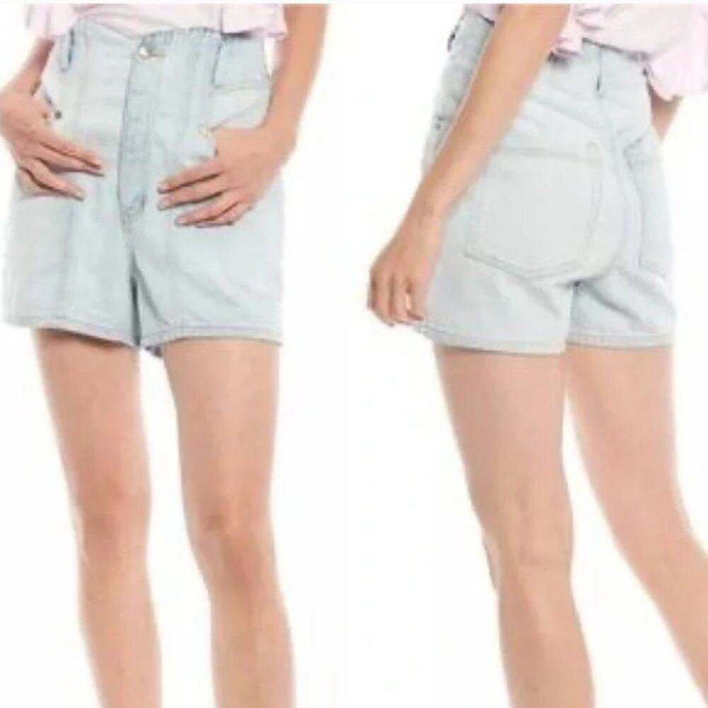NEW Happy Nature Ultra Hi Rise Light Wash Denim 31
